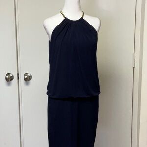 Jessica Simpson Halter Dress with Gold Chain